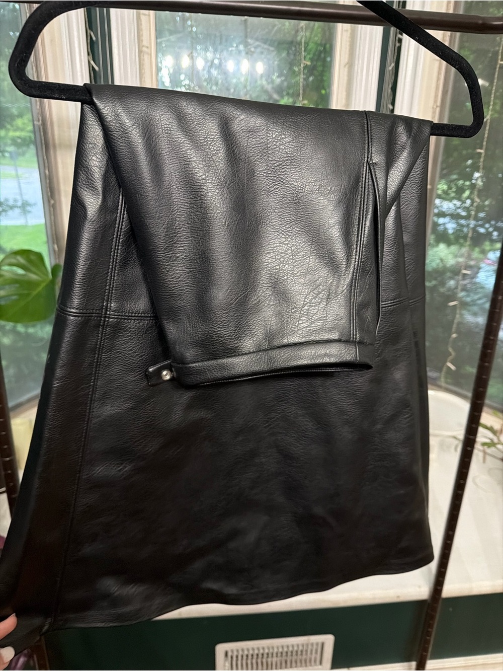 H&M Edition Black coated  Women’s circle Skirt - Classic A-Line